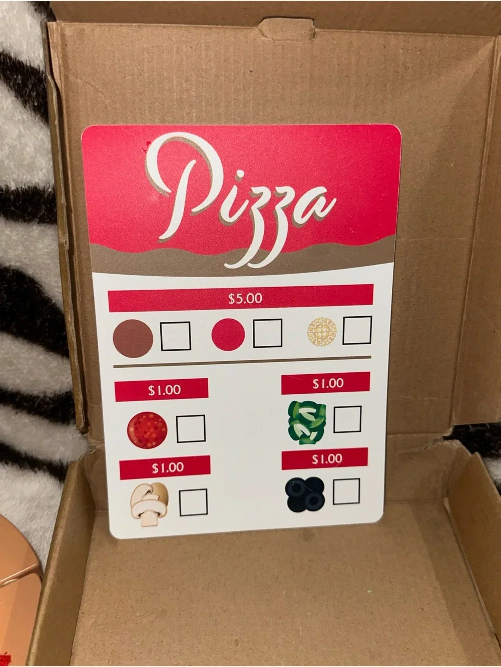 Melissa & Doug Brown Kraft Box with Red Logo